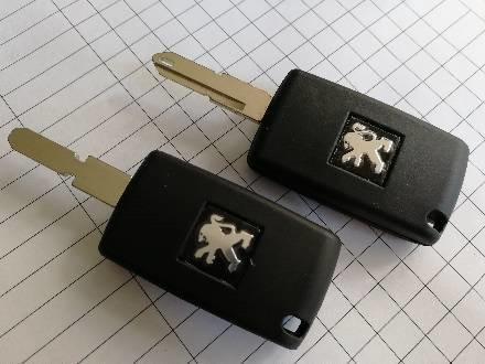 Корпус ключа Peugeot 206, 406 - фото 2 - id-p201856801
