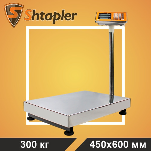 Весы торговые напольные Shtapler PW 300 кг 45x60 см