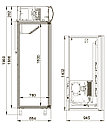 Шкаф холодильный Polair DM114Sd-S версия 2.0(+1...+10°C) купе 1402х945х2028мм,1400л, фото 3