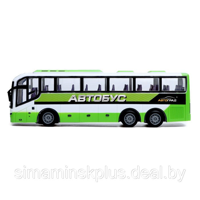 Автобус радиоуправляемый «Междугородний», масштаб 1:30, работает от батареек, цвет белый - фото 2 - id-p201860183