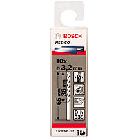 Сверло по металлу HSS-Co 3,2x36x65 мм (10 шт) BOSCH (2608585877)