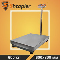 Весы торговые напольные Shtapler PW 600 кг 60x80 см