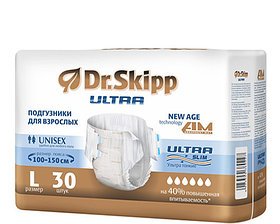 Подгузники для взрослых Dr.Skipp Ultra, размер 3 (L), 30 шт.