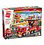 Детский конструктор Пожарная машина служба охрана станция 12013, серия сити cities пожарные аналог лего lego, фото 2