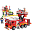 Детский конструктор Пожарная машина служба охрана станция 12013, серия сити cities пожарные аналог лего lego, фото 4