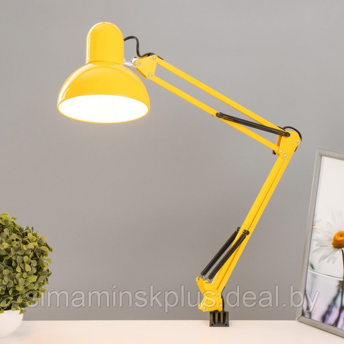 Настольная лампа "Джуни" Е27 40Вт желтый 16х16х90 см - фото 2 - id-p201857506
