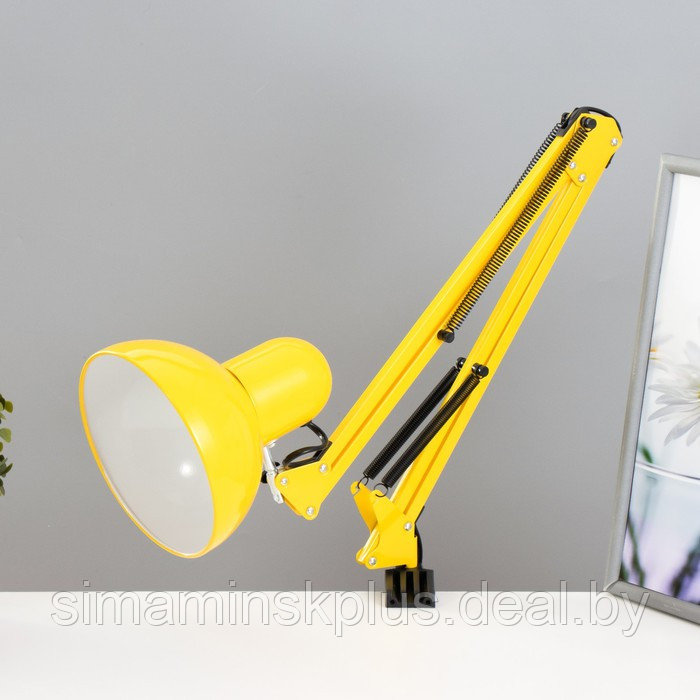 Настольная лампа "Джуни" Е27 40Вт желтый 16х16х90 см - фото 4 - id-p201857506