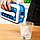 Форма для льда Ice Cube Tray / форма для охлаждения напитков / контейнер для льда и воды с ручками Синяя, фото 10