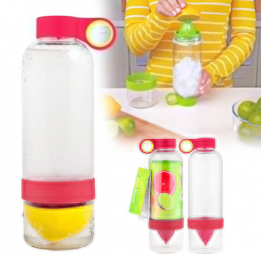 Бутылка соковыжималка Lemon Cup. Summer 2020 (0.83L) Розовый, фото 1