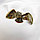 Брошь женская Летящая сова, 60 х 30 мм Золото, фото 7