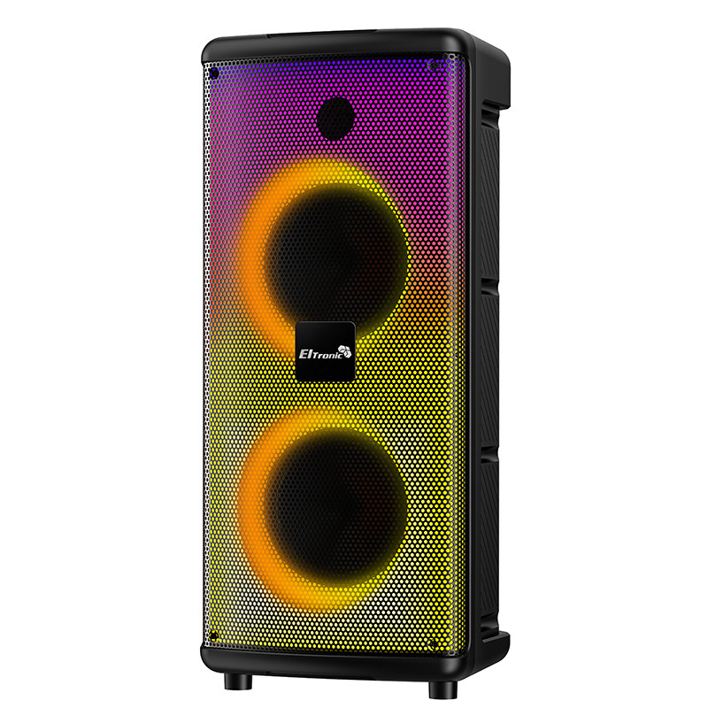 Напольная колонка Eltronic FIRE BOX 300 Watts арт. 20-23 с проводным микрофоном и RGB цветомузыкой - фото 4 - id-p201865182