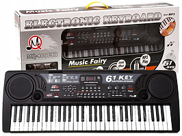 Детский Синтезатор MQ-809 USB с микрофоном и MP3 от сети