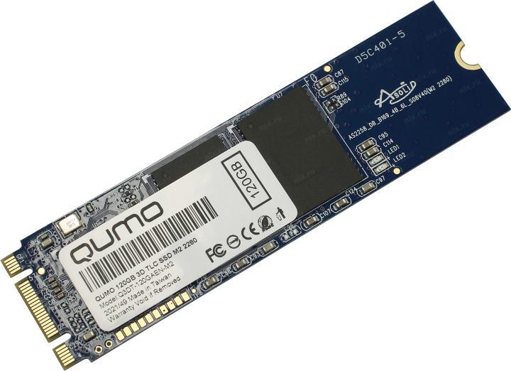 SSD 120 Gb M.2 2280 B&M 6Gb/s QUMO Novation Q3DT-120GAEN-M2 3D TLC