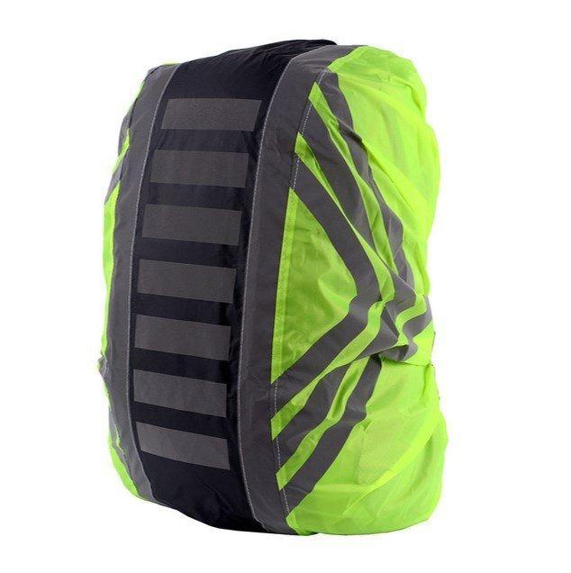 Чехол - дождевик на рюкзак "Notable" / светоотражающий, водоотталкивающий / размер М-L (25-50 литров). Кубики - фото 2 - id-p201865253