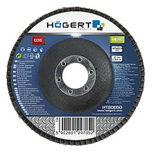 HOEGERT Круг шлифовальный лепестковый 125x22,4 G80  - HT8D053