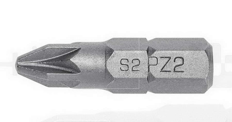 Биты PZ3, 25 мм,  сталь S2, 5 шт. арт. ht1s316