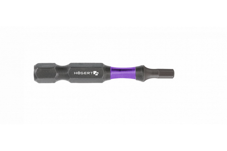 HOEGERT Бита ударная Hex H6 50мм 2 шт. - HT1S178