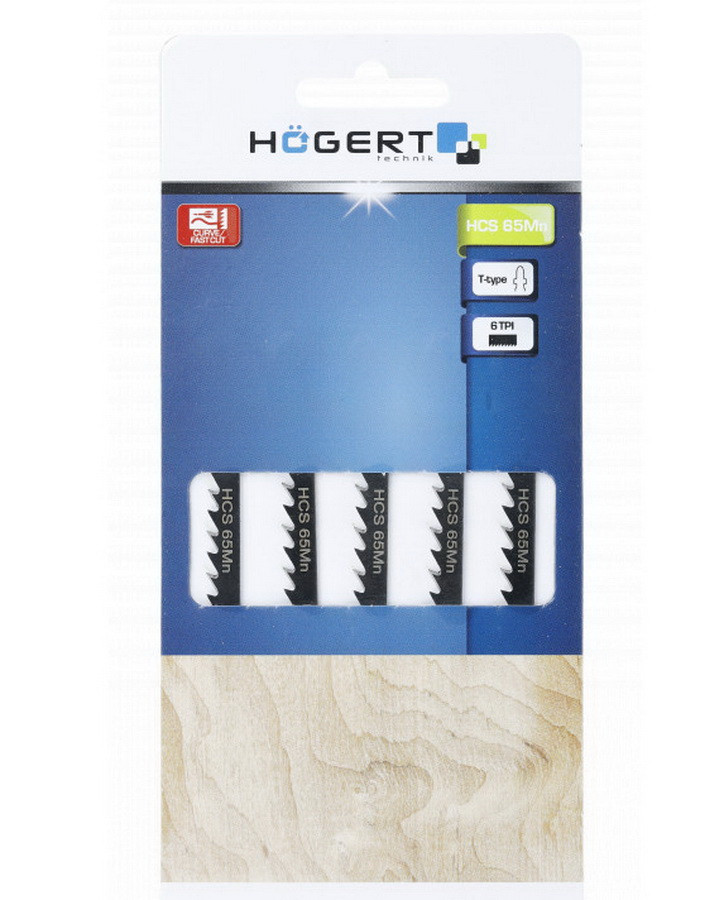 HOEGERT Полотно для чистого реза по дереву для электролобзика - HT6D665