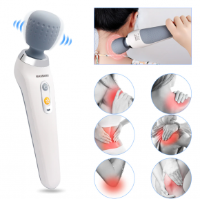 Портативный вибромассажер для шеи и тела Smart wireless handy massager ST 806 (5 режимов работы) - фото 1 - id-p179624140