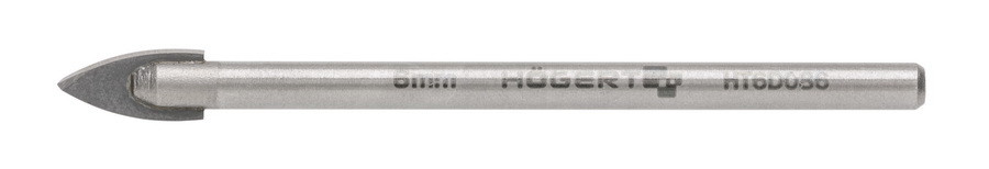 Сверло для стекла и керамической плитки 6,0 мм - HT6D086 - фото 1 - id-p131776298