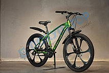Велосипед на литых дисках Cruzer HX-777 Зеленый [колеса 26", рама 17", 24 скорости]
