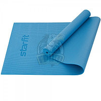 Коврик гимнастический для йоги Starfit PVC 5 мм (синий пастель) (арт. FM-101-05-BLP)