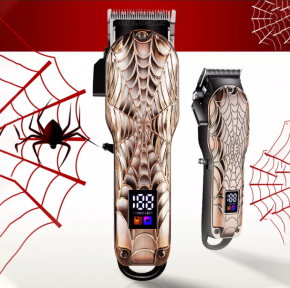 Уценка Машинка для стрижки волос, бритья бороды/усов Hair Clipper Geemy GM-6632 SKULL. Аккумулятор высокой