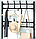 Напольная вешалка для обуви и одежды с полками и крючками Clothers rack / стойка для вещей / этажерка / 150 х, фото 3