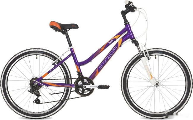 Велосипед Stinger Laguna 24 Фиолетовый - фото 1 - id-p201899844