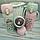 Термокружка LUCKY Cats, 350 мл Розовый с мятной крышечкой, фото 3