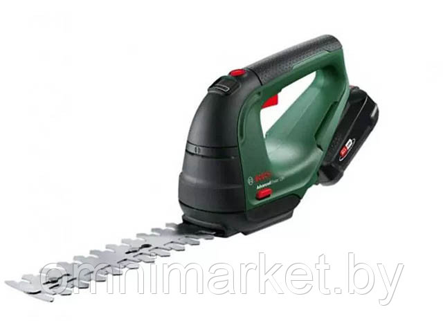 Аккум. ножницы садовые BOSCH AdvancedShear 18V-10 в кор. (18.0 В, 1 акк., 2.0 А/ч, Li-Ion, шир. 10 мм)