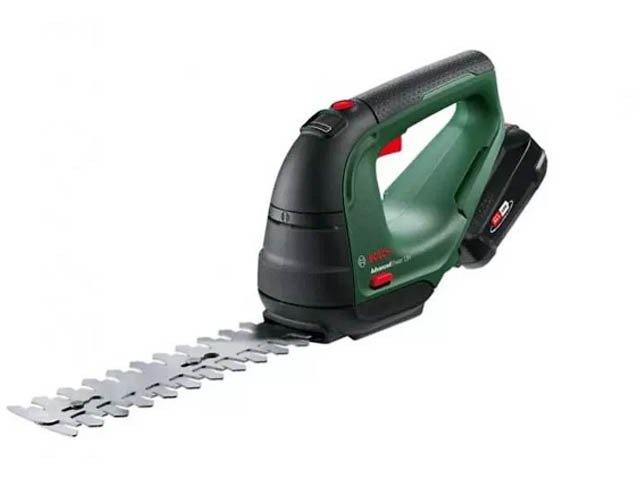 Аккум. ножницы садовые BOSCH AdvancedShear 18V-10 в кор. (18.0 В, 1 акк., 2.0 А/ч, Li-Ion, шир. 10 мм)