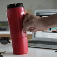 Непадающая кружка термос Mighty Mug Travel Mug The Mug That Won't Fall Over, 550 мл Синяя