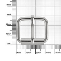 Кольцо овальное RT 25мм х 20мм (4мм) никель роллинг D