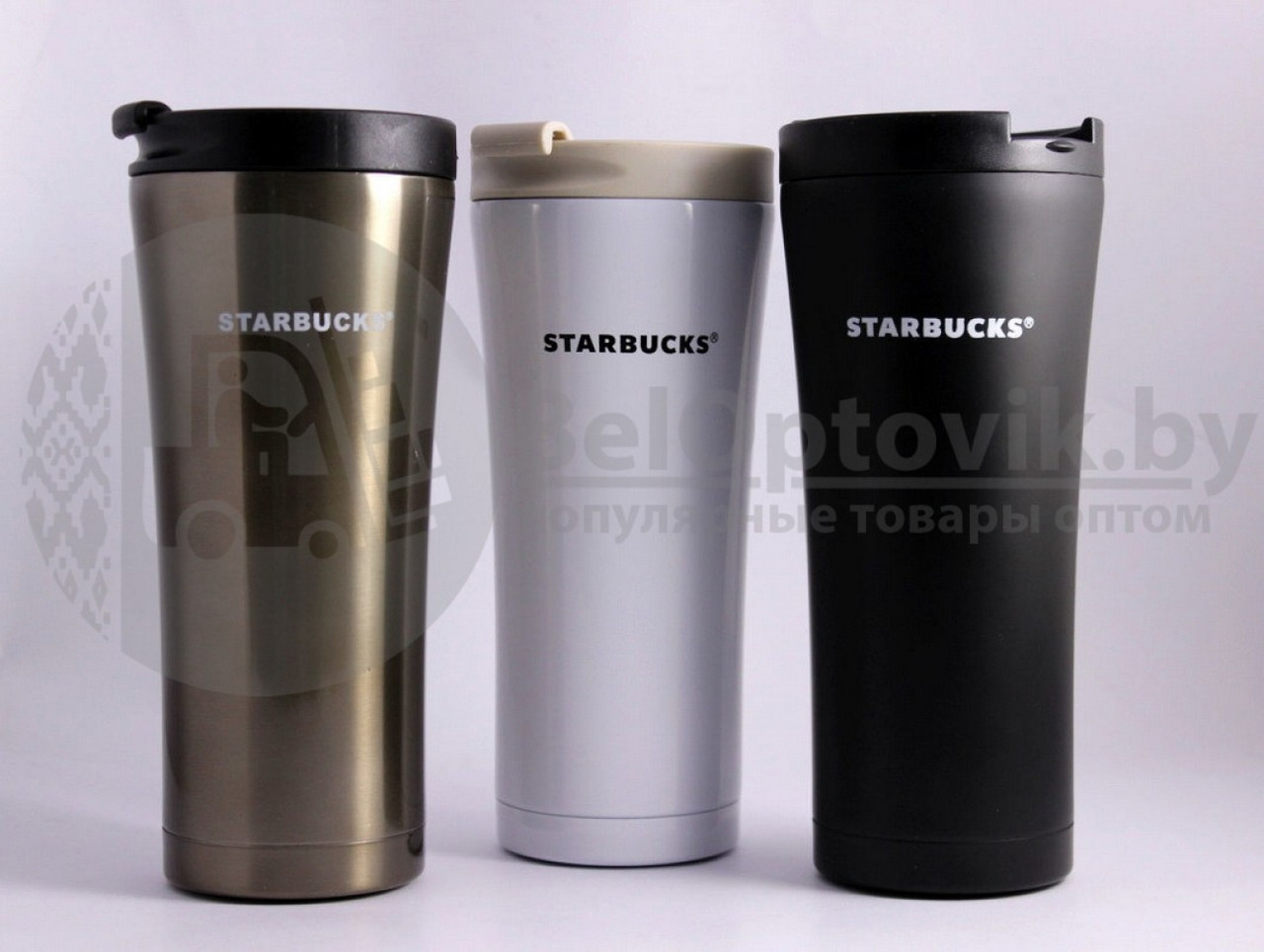 Термокружка Starbucks King Star, 500 мл Светлый металл с логотипом Starbucks - фото 3 - id-p201901991