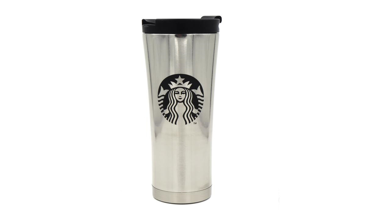 Термокружка Starbucks King Star, 500 мл Темный металл (черный) с надписью Starbucks - фото 4 - id-p201901993