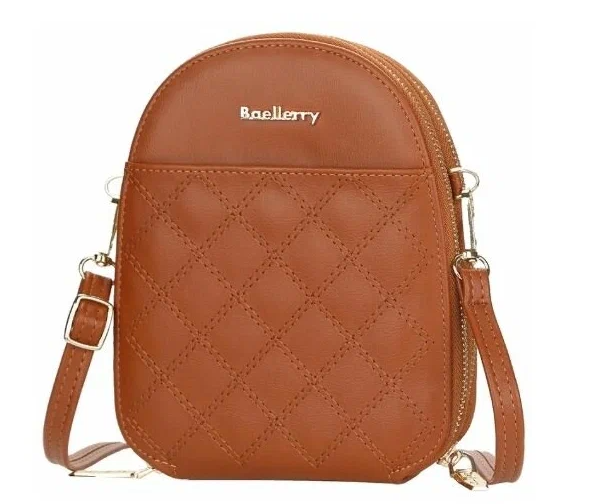 Женская сумочка через плечо BAELLERRY Show You 2501 Светло-коричневая