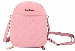 Женская сумочка через плечо BAELLERRY Show You 2501 Нежно-розовая