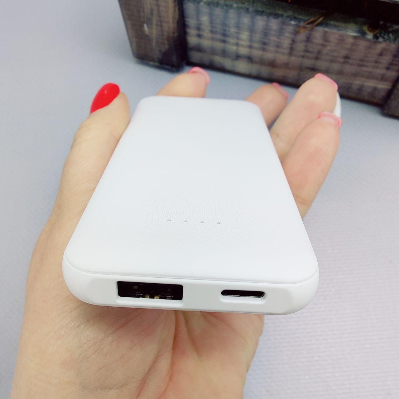 Внешний акккумулятор Arrida 5000mAh, с покрытием Baby skin soft - touch Kinetic. Синий - фото 3 - id-p201902115