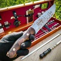 Набор для шашлыка и гриля в чемодане «Царский №7» Кизляр России 21 предмет Brown Рысь