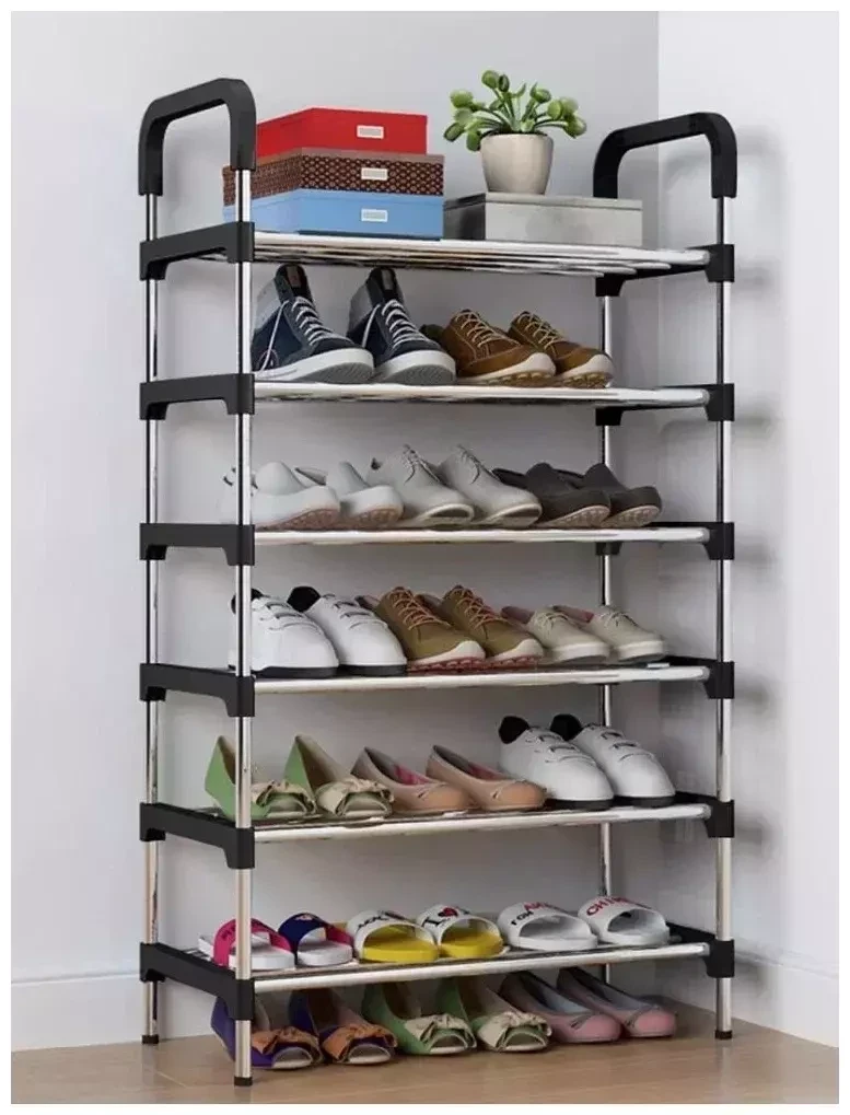 Этажерка для обуви / Стойка для обуви 6 ярусов Mew Easy-to-Assemble Shoe Rack - фото 4 - id-p201899773