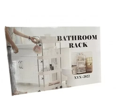 Универсальная этажерка на колесиках 4 яруса Bathroom Rack XYX-2022 - фото 4 - id-p201899776
