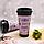 Стакан тамблер для кофе Wowbottles и других напитков с кофейной крышкой, 400 мл Black, фото 3