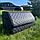Автомобильный органайзер Кофр в багажник LUX CARBOX Усиленные стенки (размер 50х30см) Серый с серой строчкой, фото 6