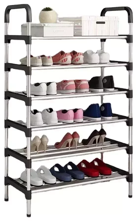 Этажерка для обуви / Стойка для обуви 6 ярусов Mew Easy-to-Assemble Shoe Rack - фото 1 - id-p201904622