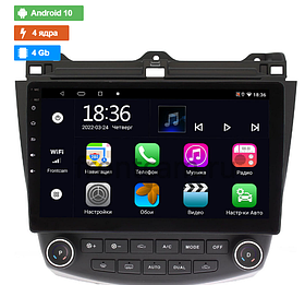 Штатная магнитола Honda Accord 7 (2002-2008) OEM MX10-1073 4/64 на Android 10 CarPlay