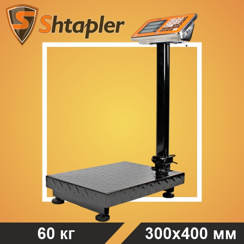 Весы торговые напольные Shtapler PW 60 кг 30x40 см