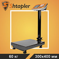 Весы торговые напольные Shtapler PW 60 кг 30x40 см