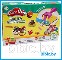 Кондитерская, 6615 детский игровой набор пластилин тесто для творчества color-mud Плей до для лепки