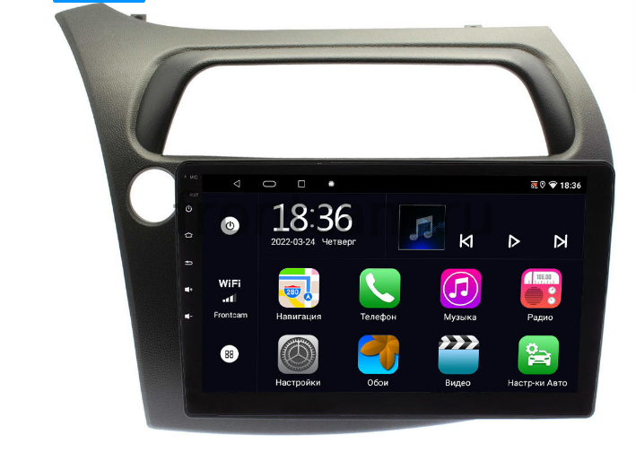 Штатная магнитола OEM MT9-HO107N для Honda Civic 8 (5D) (2005-2012) 2/32 Android 10 CarPlay